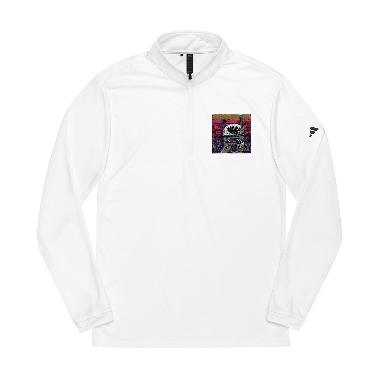 $WIF Adidas® Embroidered Quarter-Zip Pullover